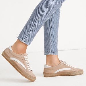 Madewell Sidewalk Low Top Glitter Sneakers